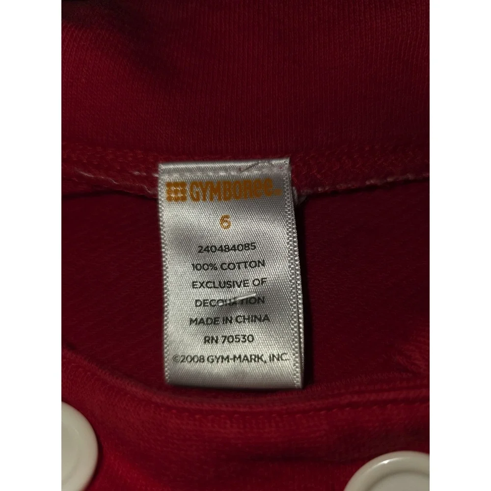Gymboree‎ outlet Holland days red tulip jacket size 6